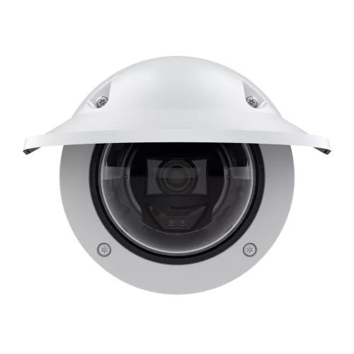 Axis Communications outdoor dome camera with weather shield